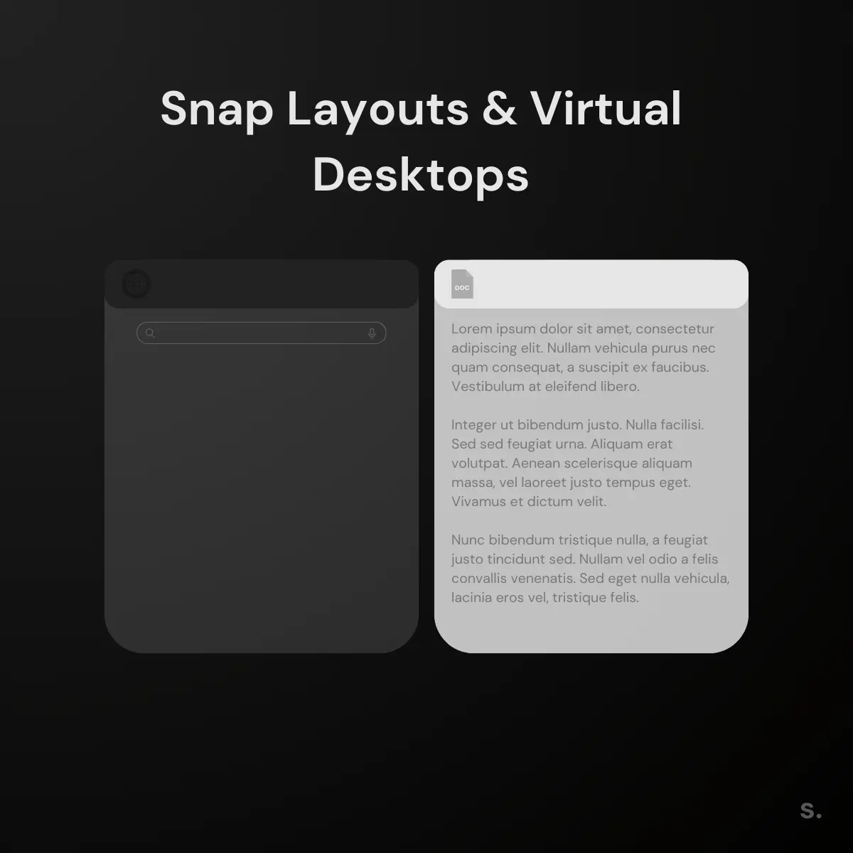 snap-layout